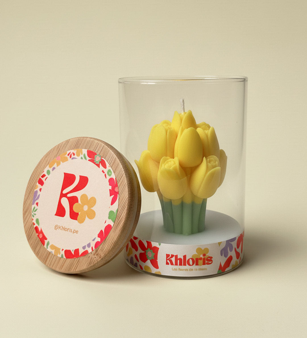 Ramo de tulipanes amarillos