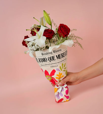 Ramo de Rosas y Lirios