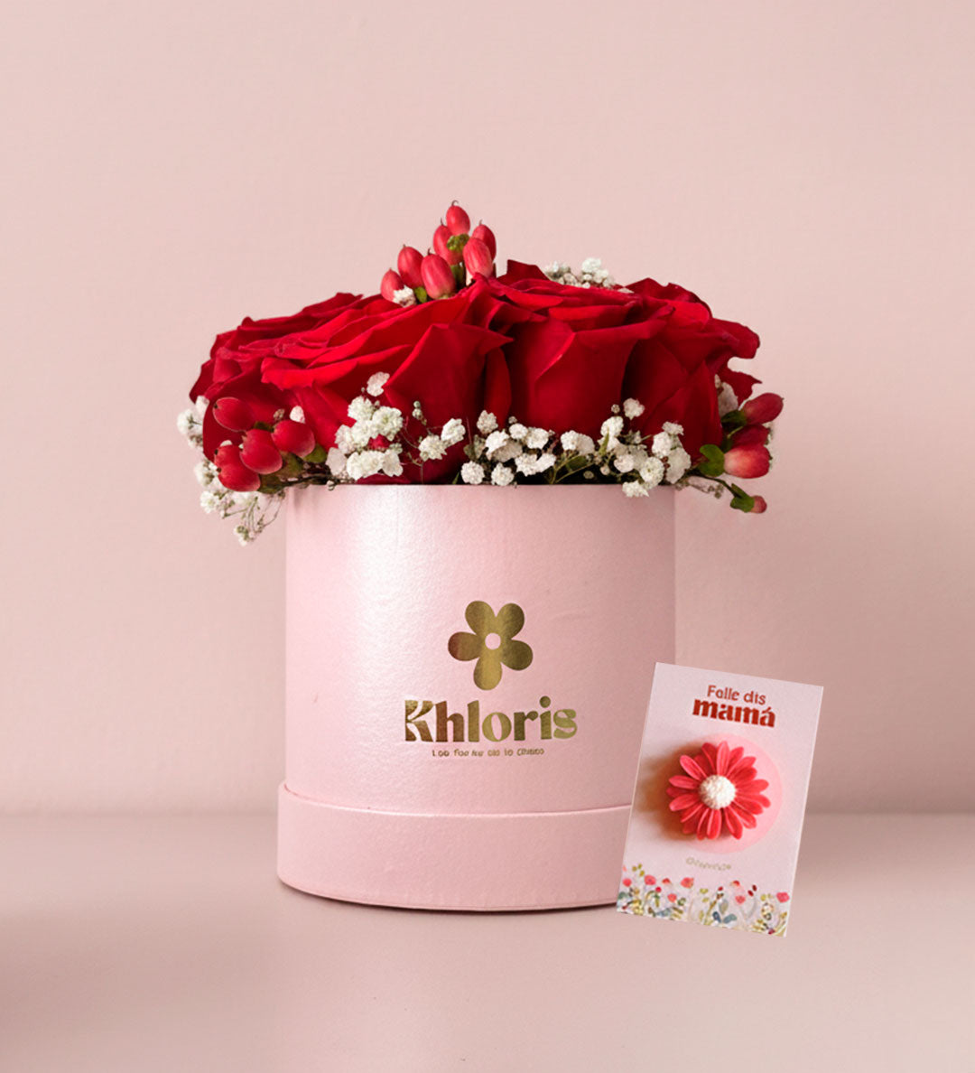 Sombrerera Rosas para mamá