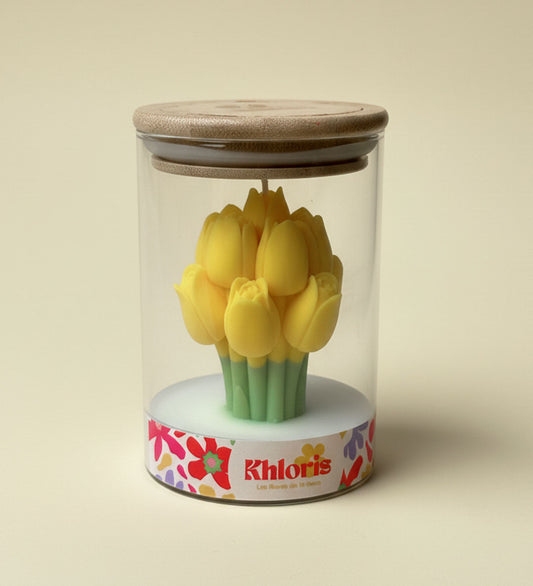 Ramo de tulipanes amarillos