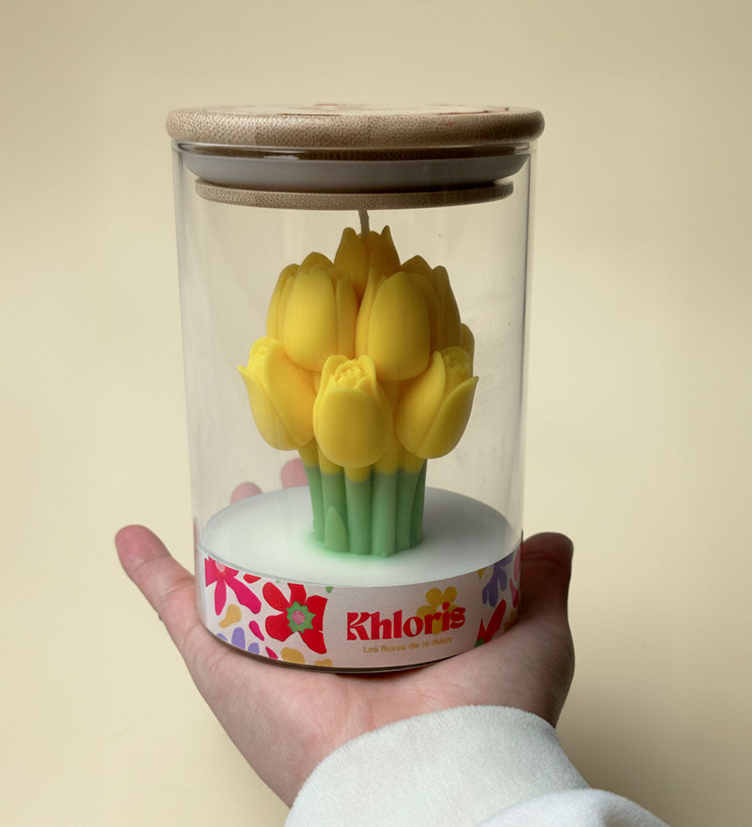 Ramo de tulipanes amarillos