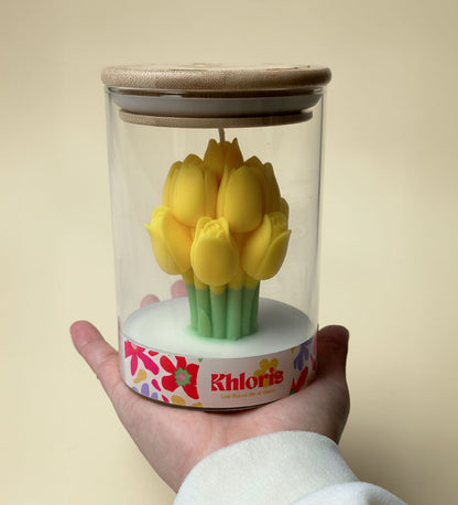 Ramo de tulipanes amarillos